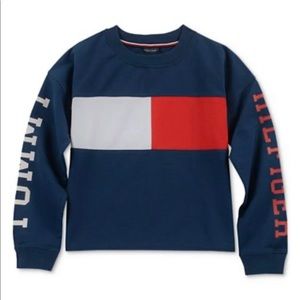 Girls Tommy Crew Neck